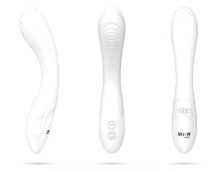 Гибкий, изгибающийся вибратор для точки G - DryWell G-Spot, белый